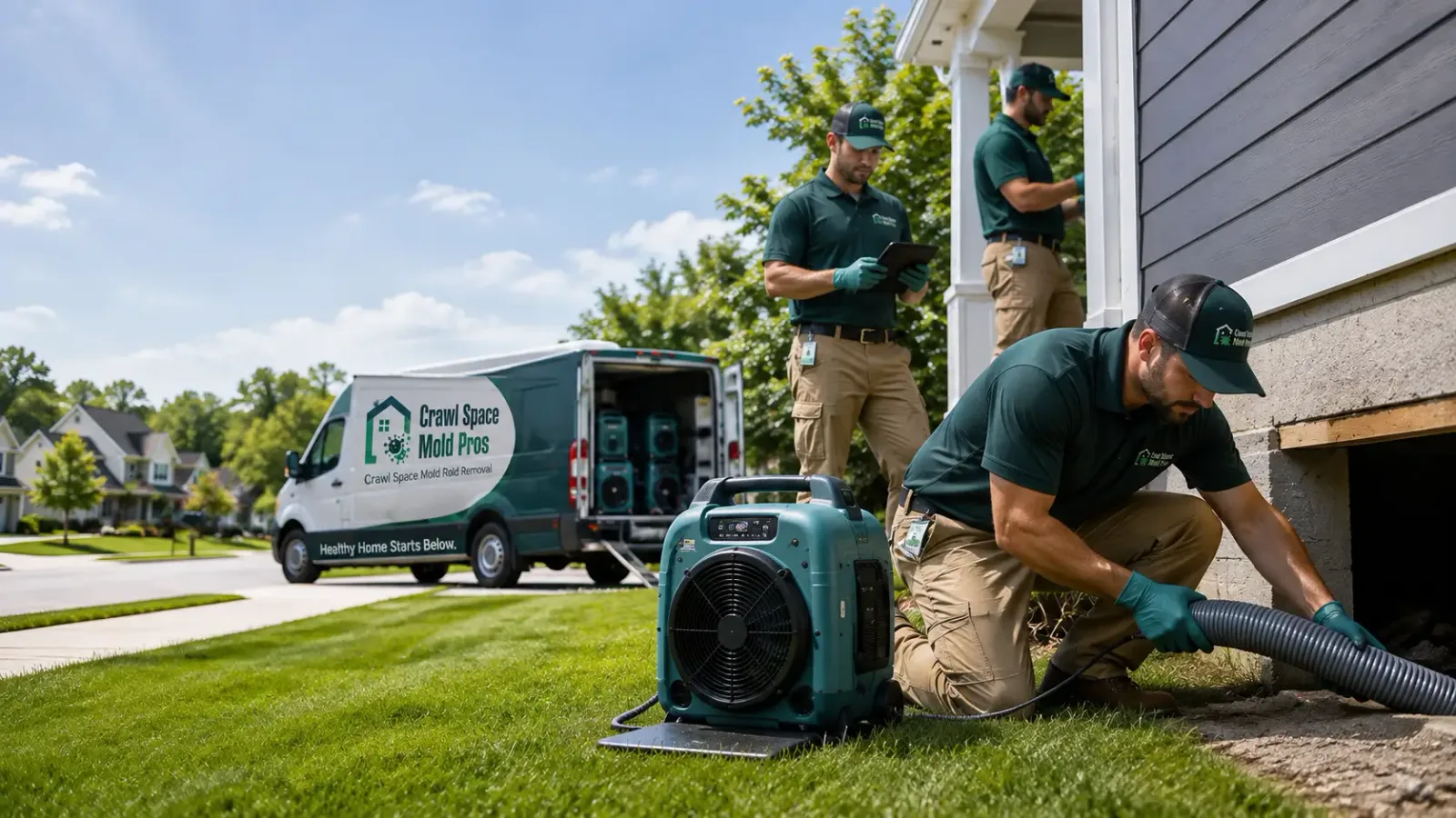 Crawl Space Mold Removal in Sun Valley, CA
